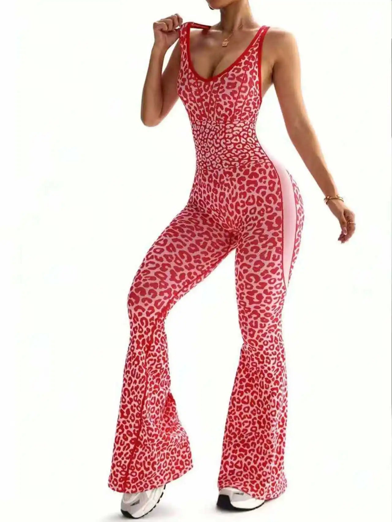 Damen Overall Bodycon Jumpsuit Streetwear Fitness-Strampler Leggins Yoga Hose