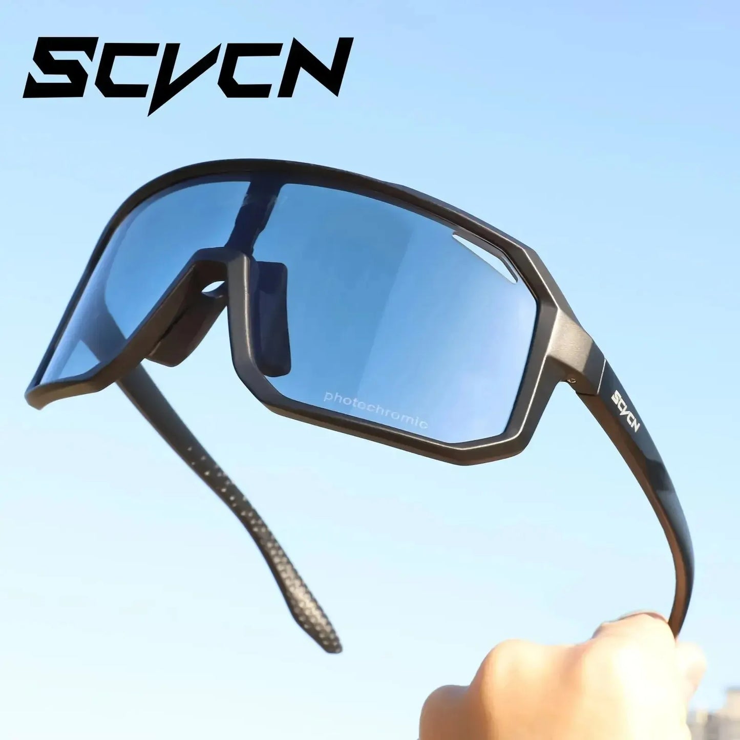 Fahrradbrille Klare Sonnenbrille polarisierte Brille Multi Color Spiegelbrille