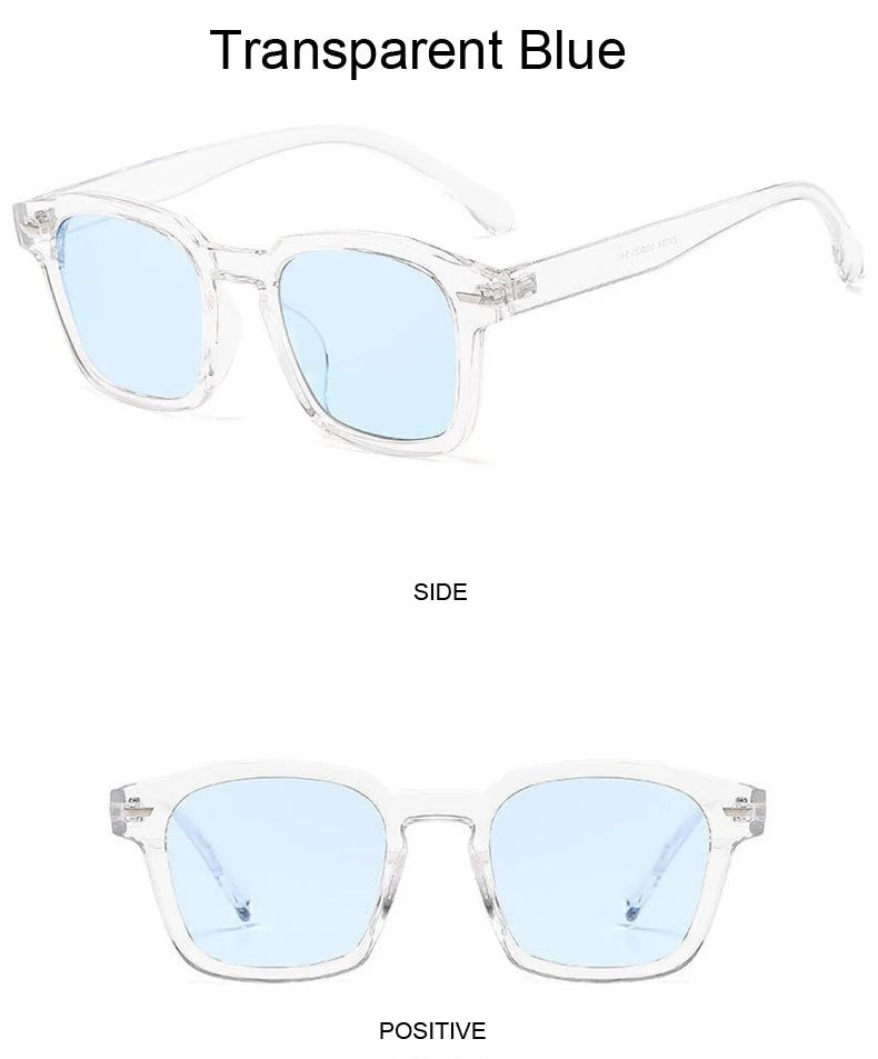 Damen Sonnenbrille Designer Luxus Brille Quadratische Übergröße Gläser Vintage