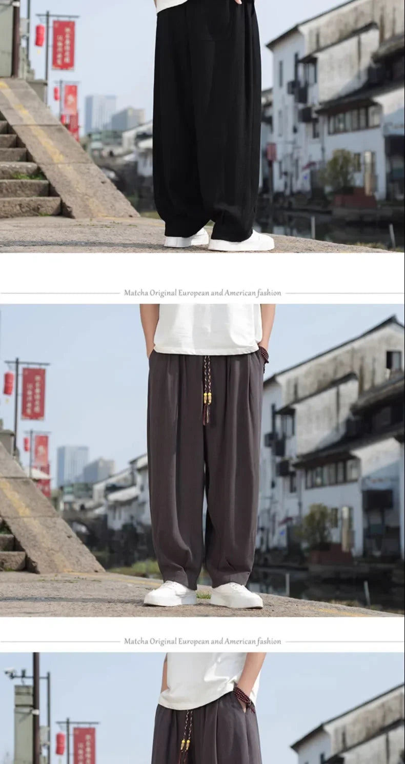 Männer Hose Haremshosen Pumphosen Pluderhosen Hosenrock Herrenrock Kilt Jogger