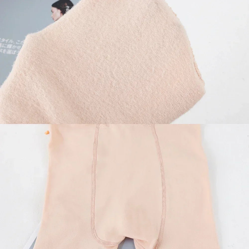Frauen Winter Strumpfhose Hose Warm Thermohose Innenfleece Blickdichte Leggins