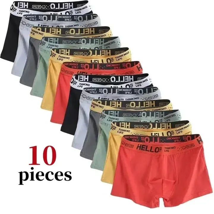 5-10er Pack Herren Boxershorts Unterhosen Basic Unterwäsche Boxer Shorts