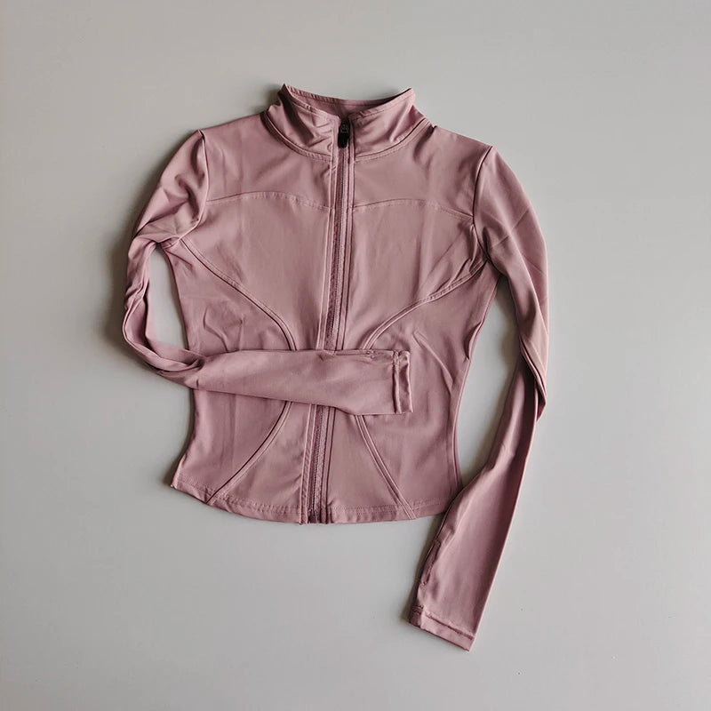 Damen Sportjacke Sweatshirt Fitness Gym Jacke Freizeitjacke Yoga Sportswear