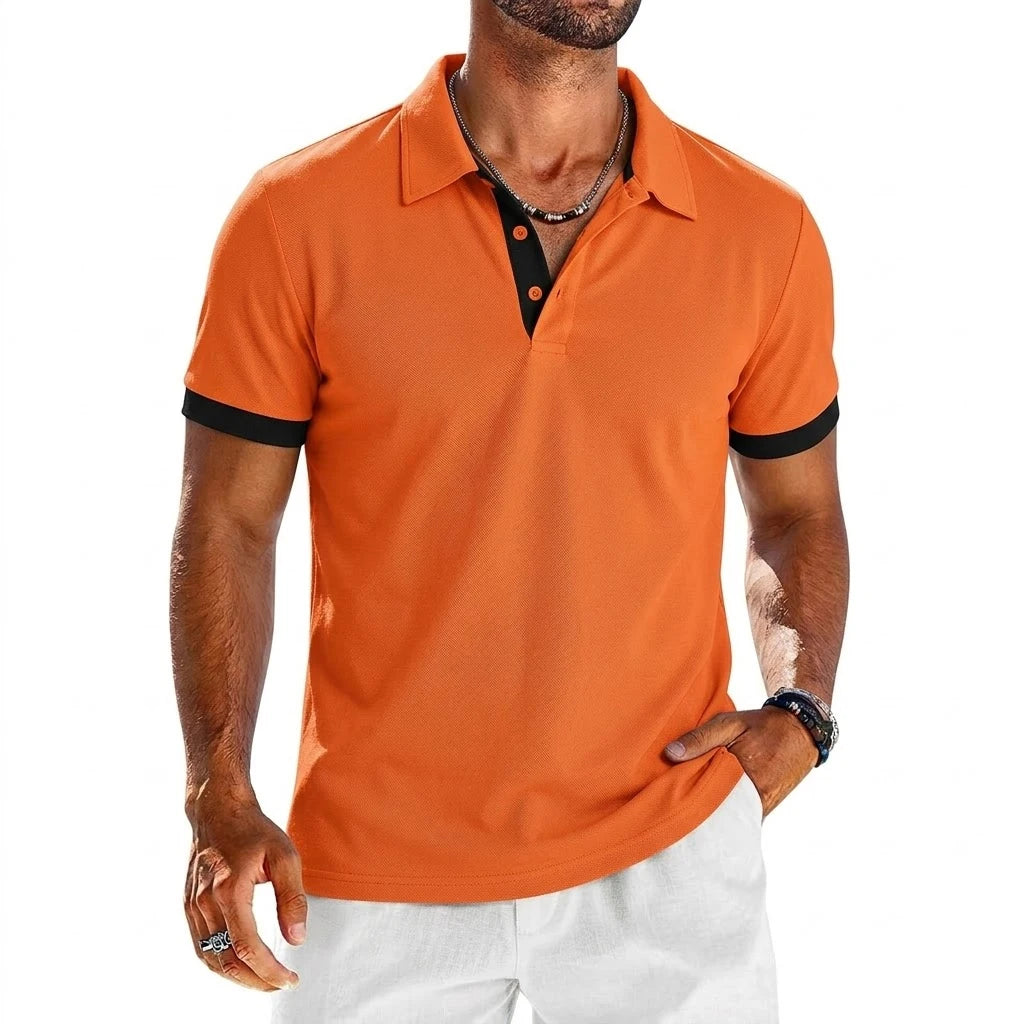Herren Poloshirt POLO Shirt T-Shirt Kurzarm Hemd Fashion Polohemd Herrenmode Top