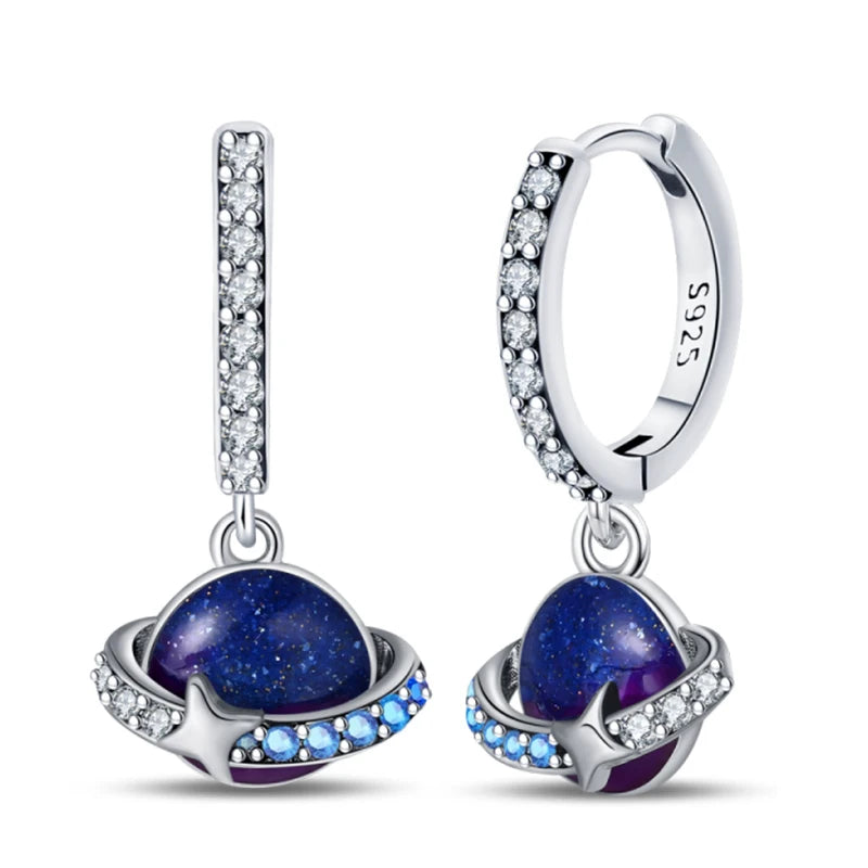 Creole Argento 925 Sterling Zirconi | Orecchini Eleganti Ipoallergenici Regalo