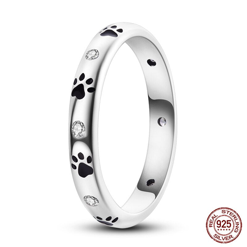 Massiv Sterling Silber 925 Ring filigran Fashion Damenring mit AAA Zirkonia
