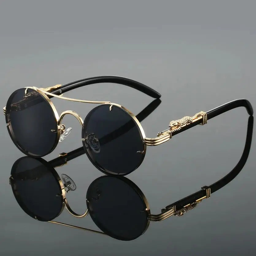 Damen Sonnenbrille Luxus Modische Herren Brille Vintage Pilotenbrille UV400