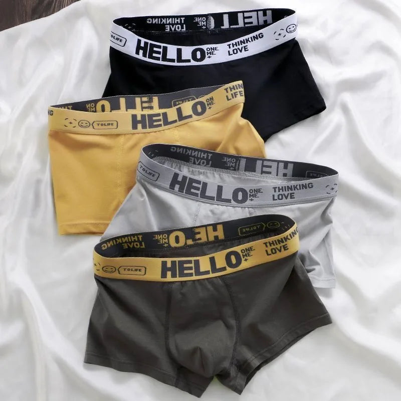6er Pack Herren Boxershorts Unterhosen Basic Unterwäsche Boxer Shorts
