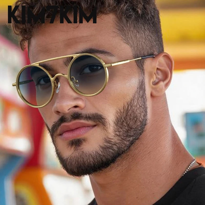 Damen Sonnenbrille Luxus Modische Herren Brille Vintage Pilotenbrille UV400