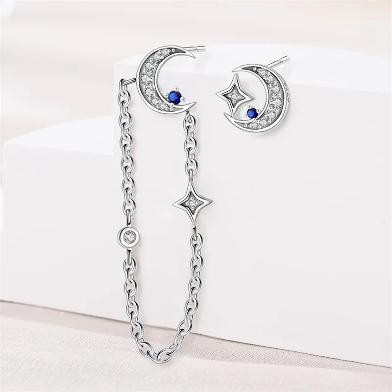 Creole Argento 925 Sterling Zirconi | Orecchini Eleganti Ipoallergenici Regalo