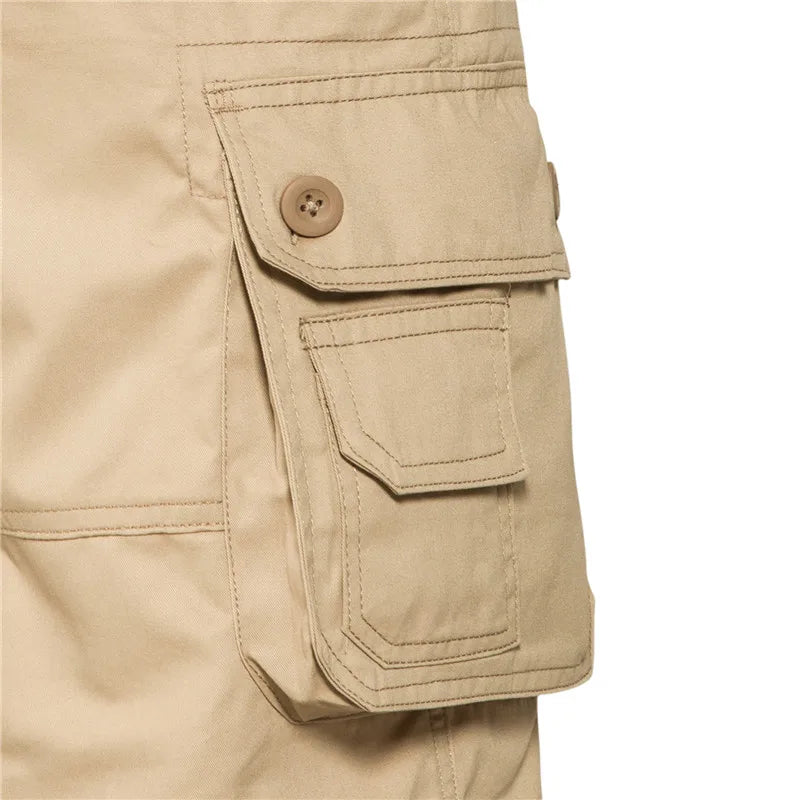Herren knielange Shorts Bermuda Cargo Kurze Hose Herren Kurzehose Boxershorts