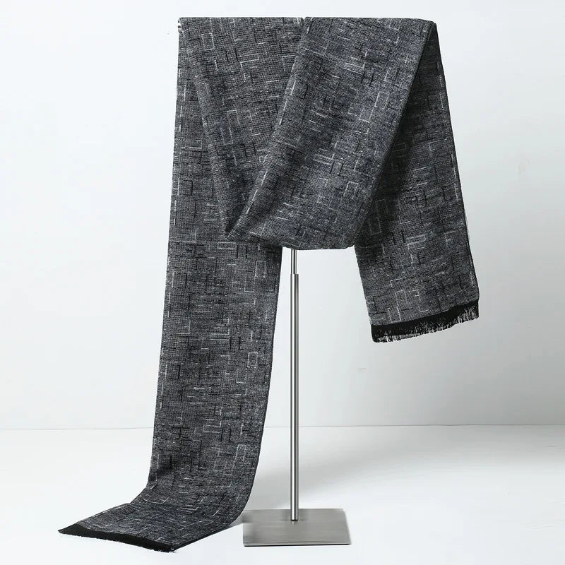 Herren Schal Winterschal Stola Schlauchschal Halstuch Wollschal Strickschal Loop