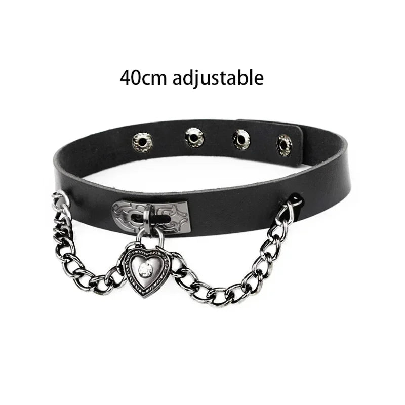 Sexy Halsband Harness Kette BH Gürtel  Punk Goth Frauen Bdsm Bondage Chocker