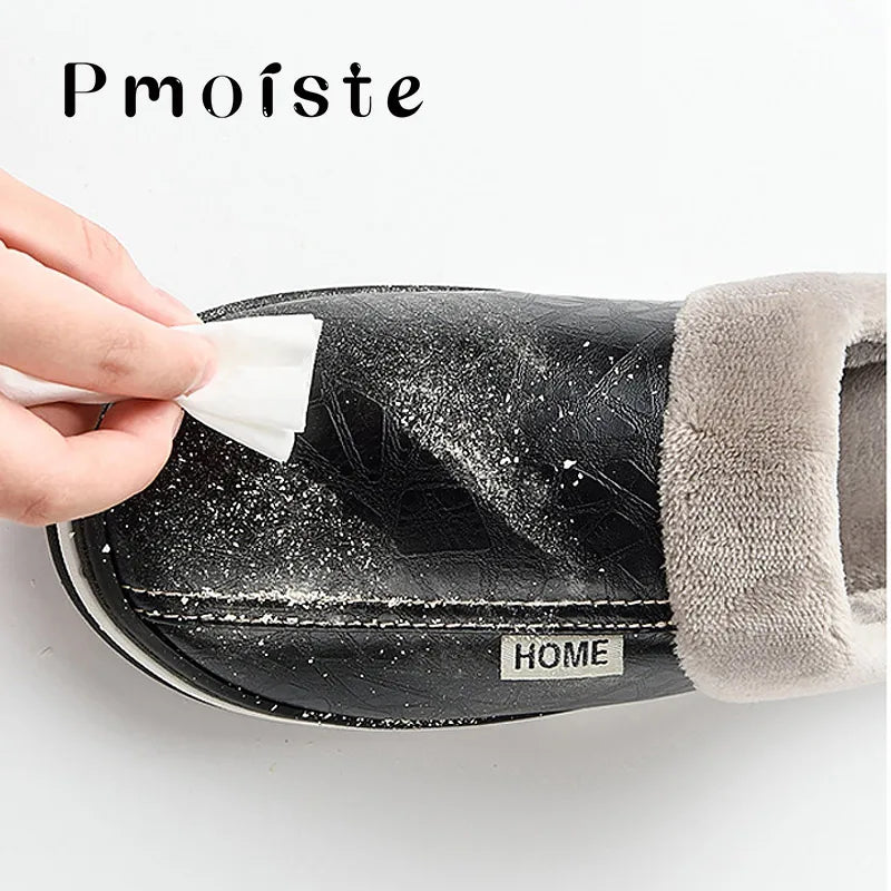 Herren Damen Hausschuhe Pantoffeln Winterschuhe Plüsch Slippers Wärme gefüttert