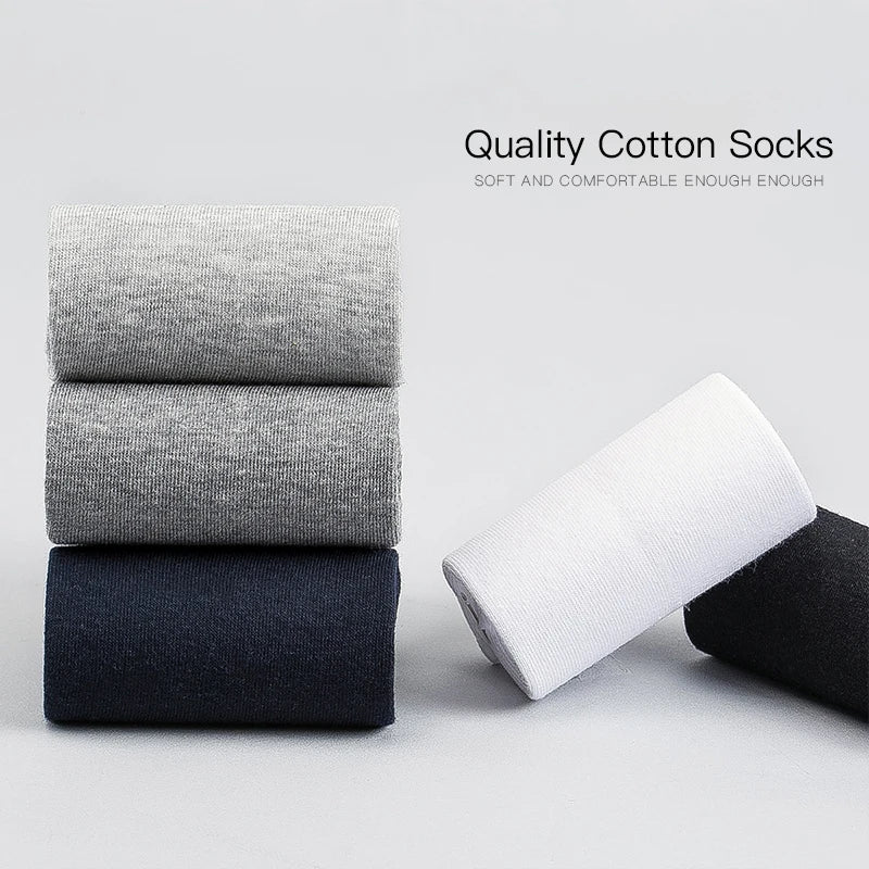10 Paar Herren Business Baumwolle Socken Atmungsaktives Gr 38-47 Baumwollsocken