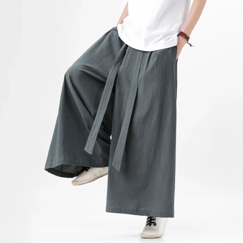 Männer Hose Haremshosen Pumphosen Pluderhosen Hosenrock Herrenrock Kilt Kimono