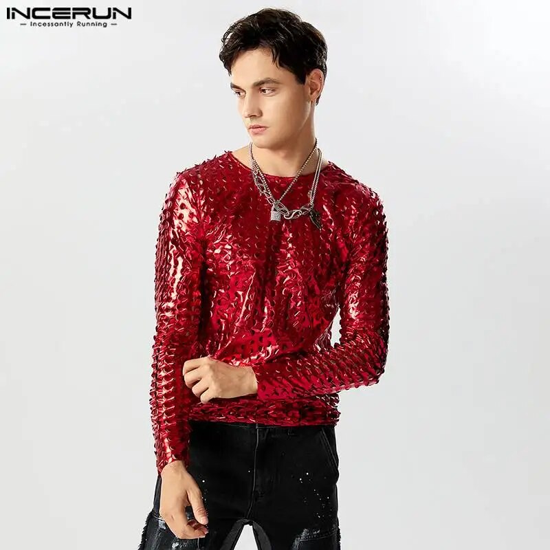 Fetisch Fashion Männer Sexy Bodysuits Herren Body Shirts Hemd Transparent Club