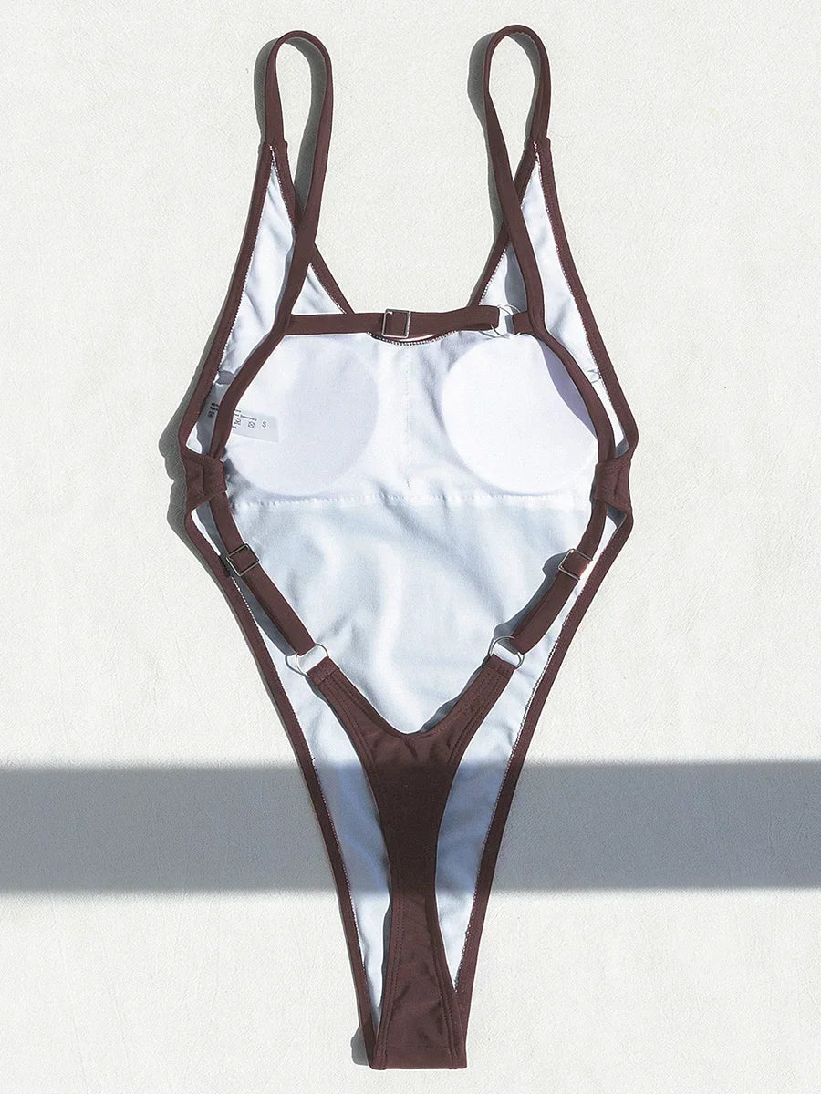 Frauen Bademode High Cut Bikini Set Sexy Push Up Badeanzug Damen Tanga Swimwear
