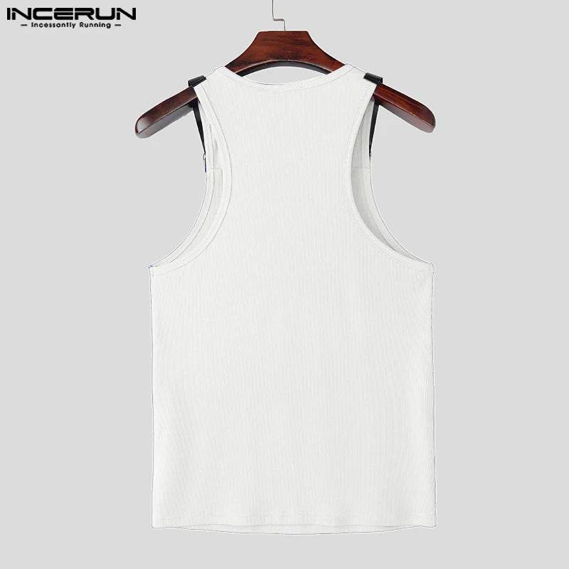 Herren Oberteil Ärmellos Tank Top Sexy Shirt Clubwear Muskel T-Shirt Unterhemd