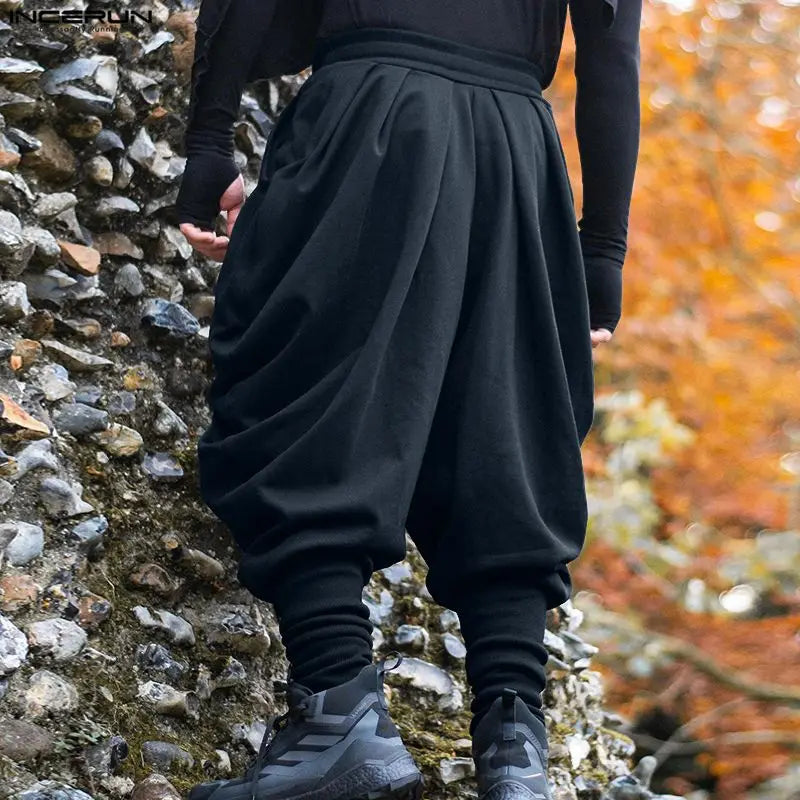 Männer Hose Haremshosen Pumphosen Pluderhosen Hosenrock Herrenrock Kilt Jogger