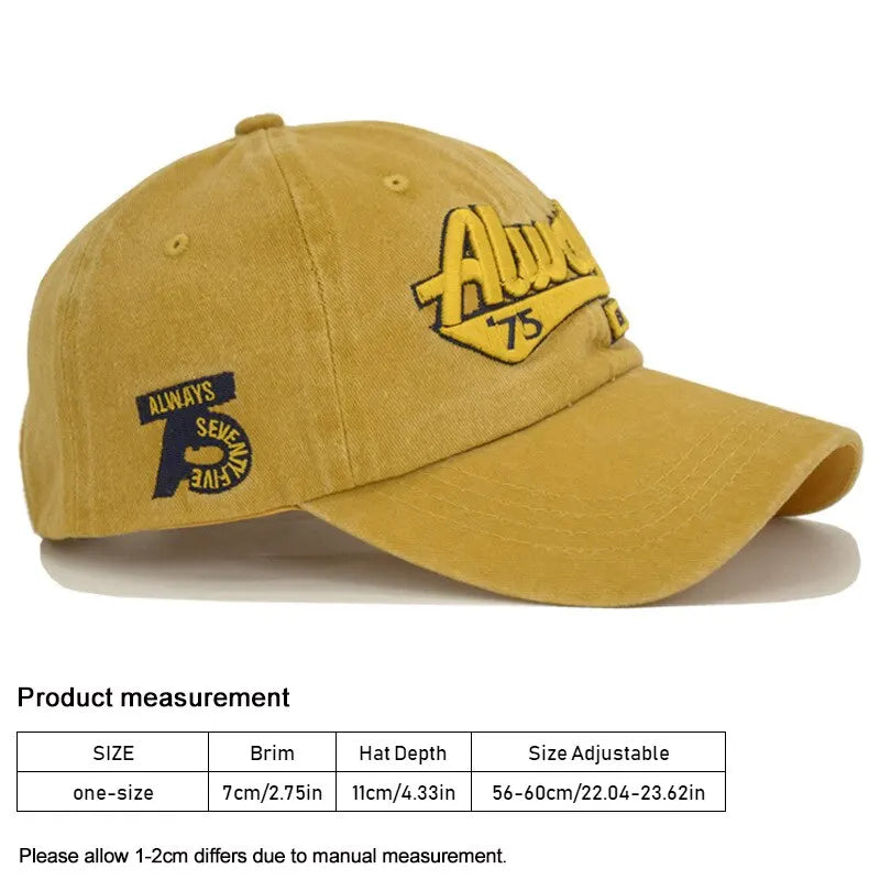 Basecap Cappy Cap Baseball Cap Mütze Kappe Unisex Hut Baseballkappe Baumwolle