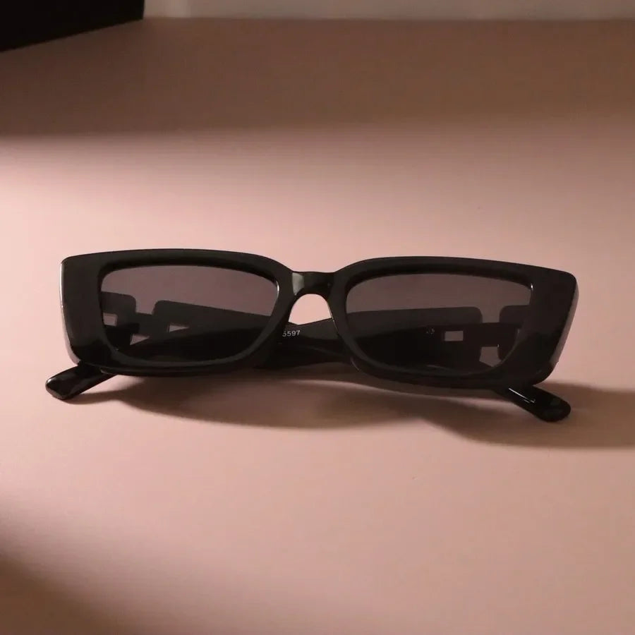 Damen Sonnenbrille Designer Luxus Brille Quadratische Übergröße Gläser Vintage