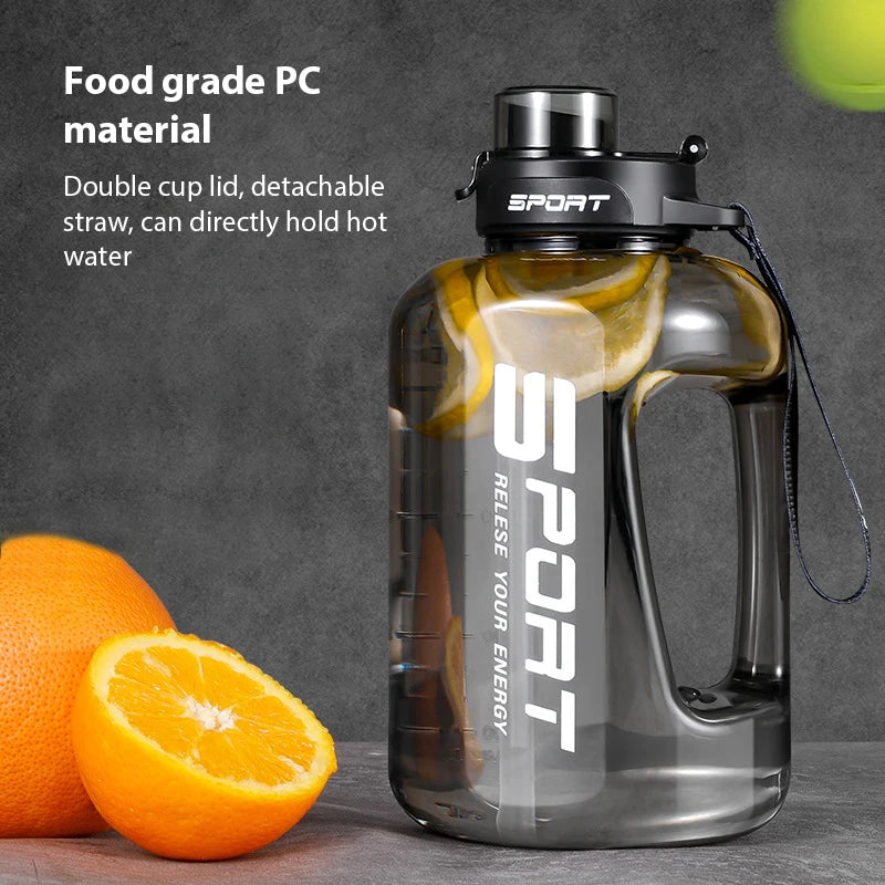 2,5/1,7L Trinkflasche Sportflasche Tritan Wasserflasche Getränkeflasche BPA-frei