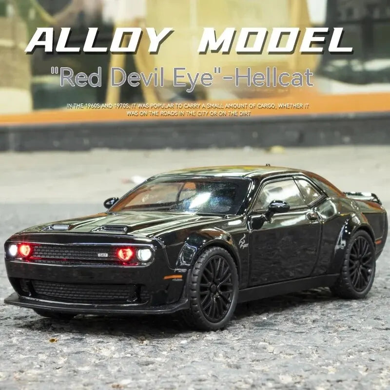1:32 Modellauto Dodge Challenger Metall Spielzeug Kinder Automodell Geschenk