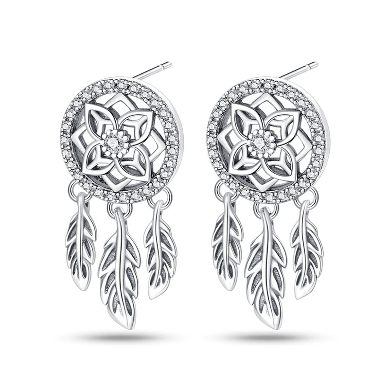 Creolen 925 Silber Ohrringe Zirkonia | Hypoallergen | Luxus Ohrstecker Geschenk