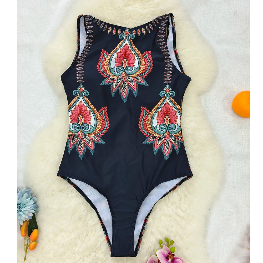 Frauen Bademode Badeanzug Böhmisch Bikini Set Sexy Push Up Damen Tanga NEU