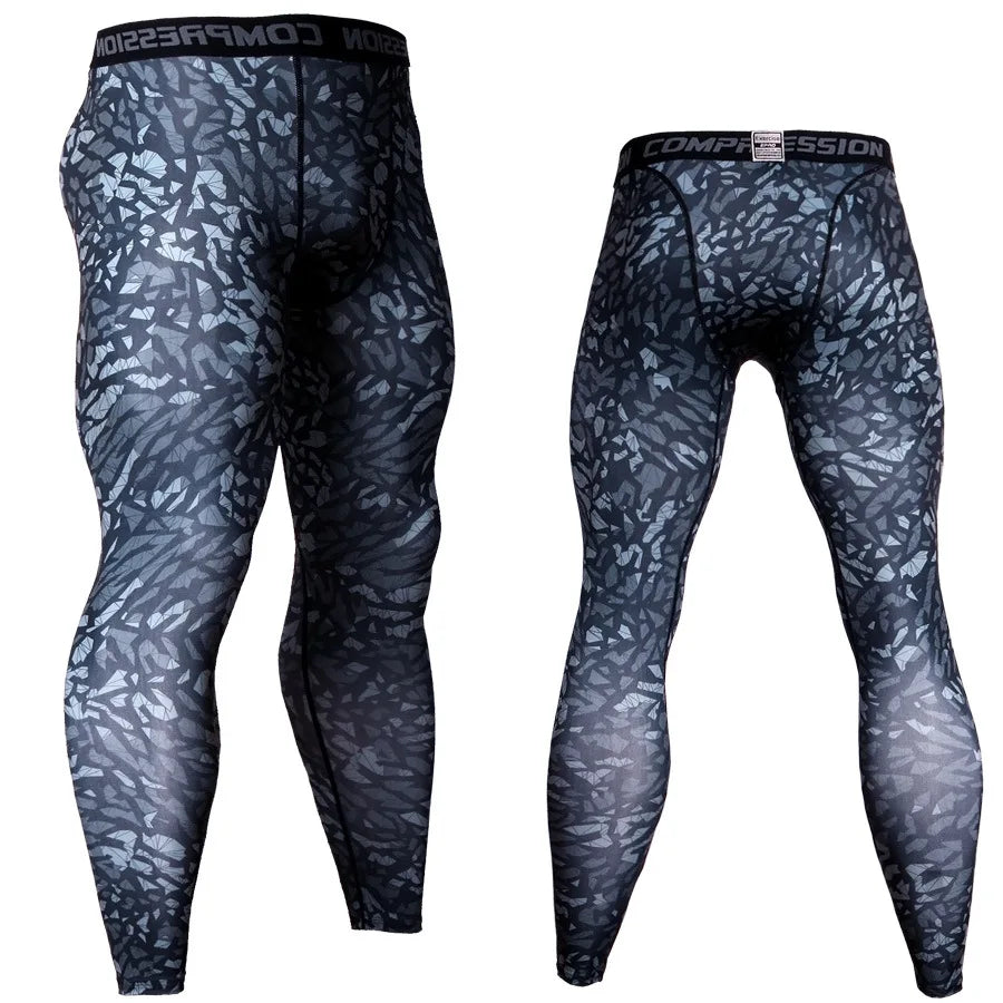Herren Leggings Sporthose Jogginghose Trainingshose Lauf Hose Kompressionshose