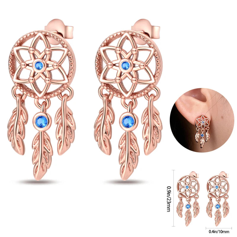 Creolen 925 Silber Ohrringe Zirkonia | Hypoallergen | Luxus Ohrstecker Geschenk