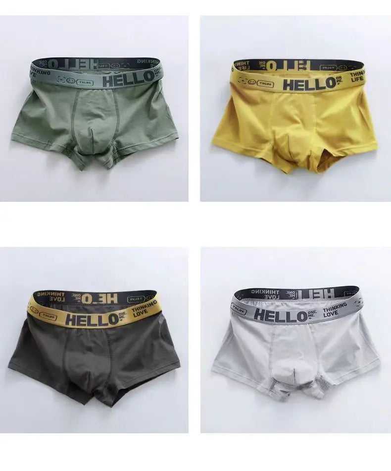 6 Pezzi Boxer Uomo Mutande Elasticizzato Slip Intimo vari colori Pantaloncino