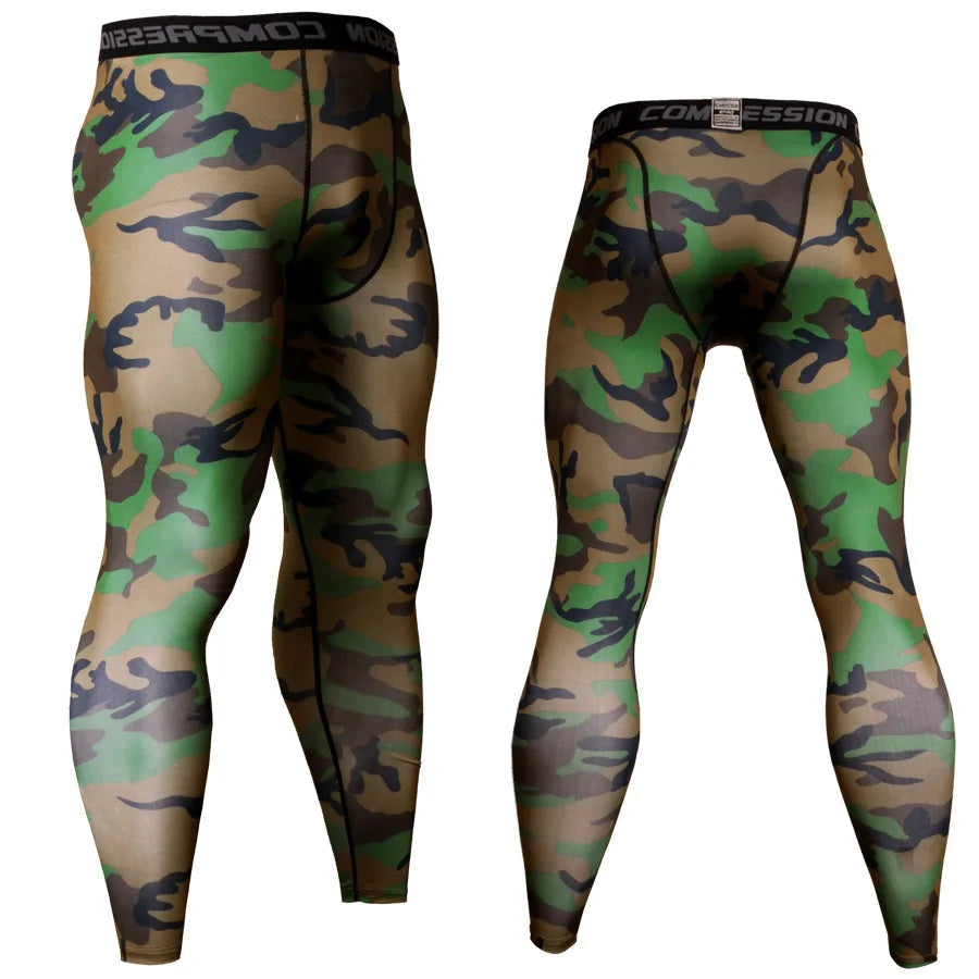 Herren Leggings Sporthose Jogginghose Trainingshose Lauf Hose Kompressionshose