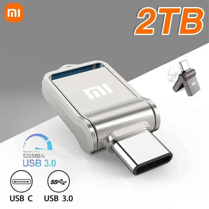 USB Stick 2TB 1TB USB-C Speicherstick Memorystick USB Speicher 256GB 512GB PC