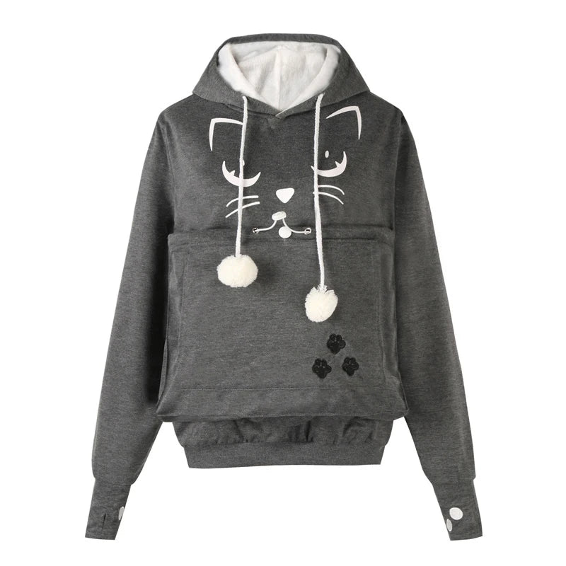 Damen Kapuzenpullover Unisex Hoodie Pulli Kapuzenpulli Streetwear Pullover