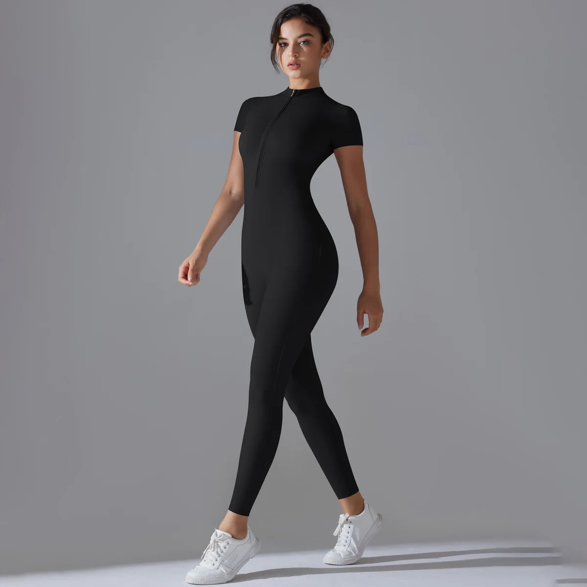 Tuta intera Sportiva Donna Rompers Pantaloni Yoga Palestra Sexy Jumpsuit Tutina