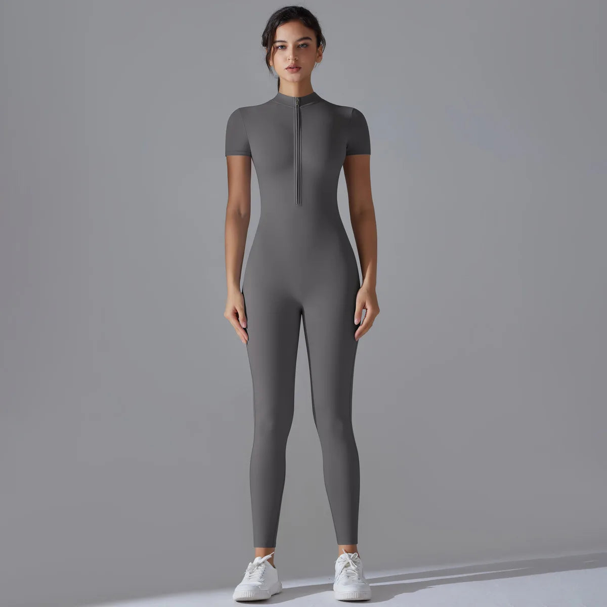 Tuta intera Sportiva Donna Rompers Pantaloni Yoga Palestra Sexy Jumpsuit Tutina