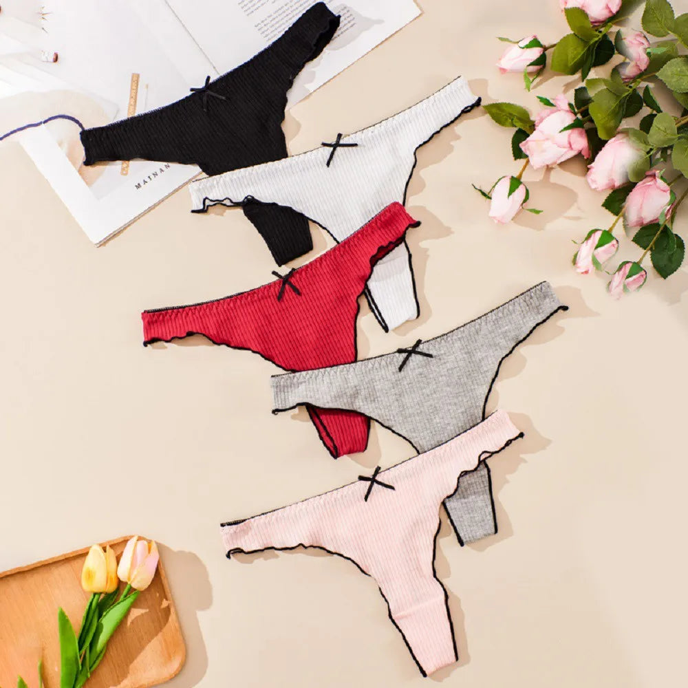 Frauen Tanga String Höschen Sexy Schlüpfer Slip Dessous Unterwäsche Panties