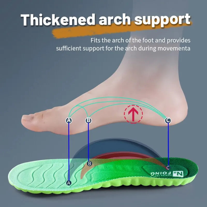 Orthopädische Einlegesohlen EVA Schuheinlagen Gel-Sohlen Sportschuh-Einlage