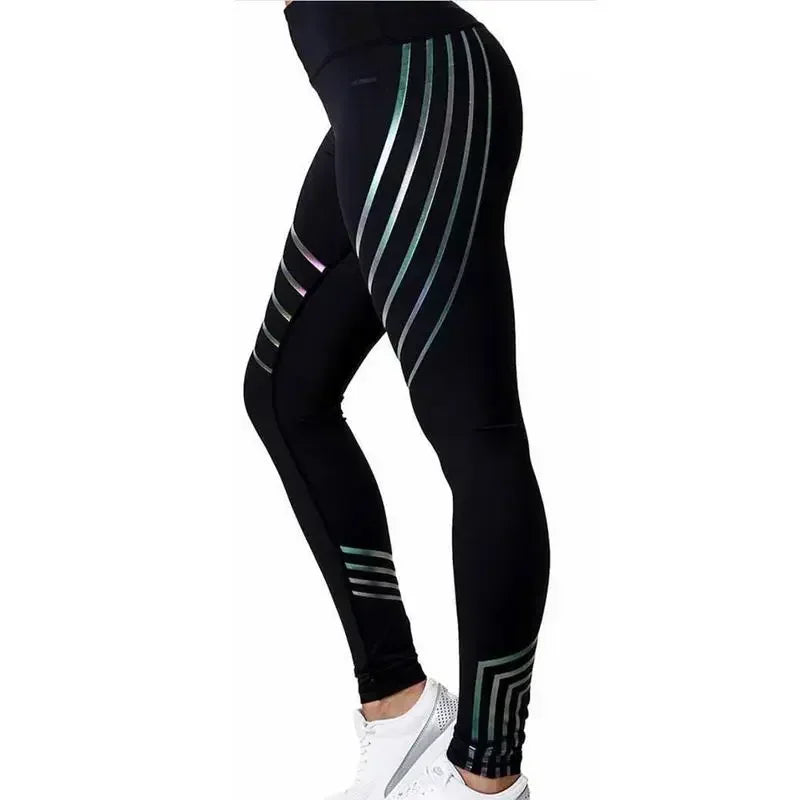 Damen Yoga Leggings Push Up Stretch Leggins Sport Hose Fitness Gym Jogginghose