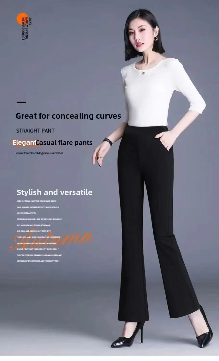 Damen Winter Warm Thermo Schlaghose Hose Innenfleece Stretch Hosen Leggins