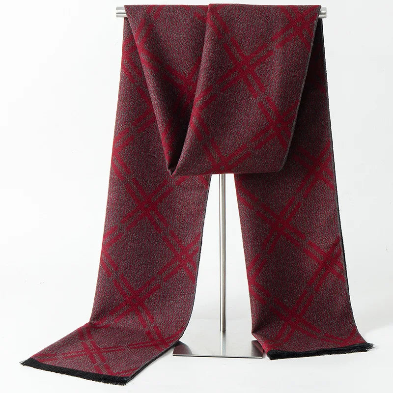 Herren Schal Winterschal Stola Schlauchschal Halstuch Wollschal Strickschal Loop