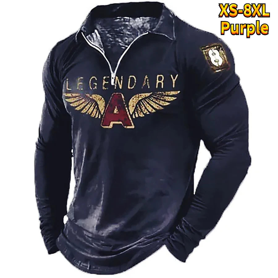 Männer Pullover Sweatshirt Pulli Zipper Sweater Shirt Langarmshirt Sport Shirt