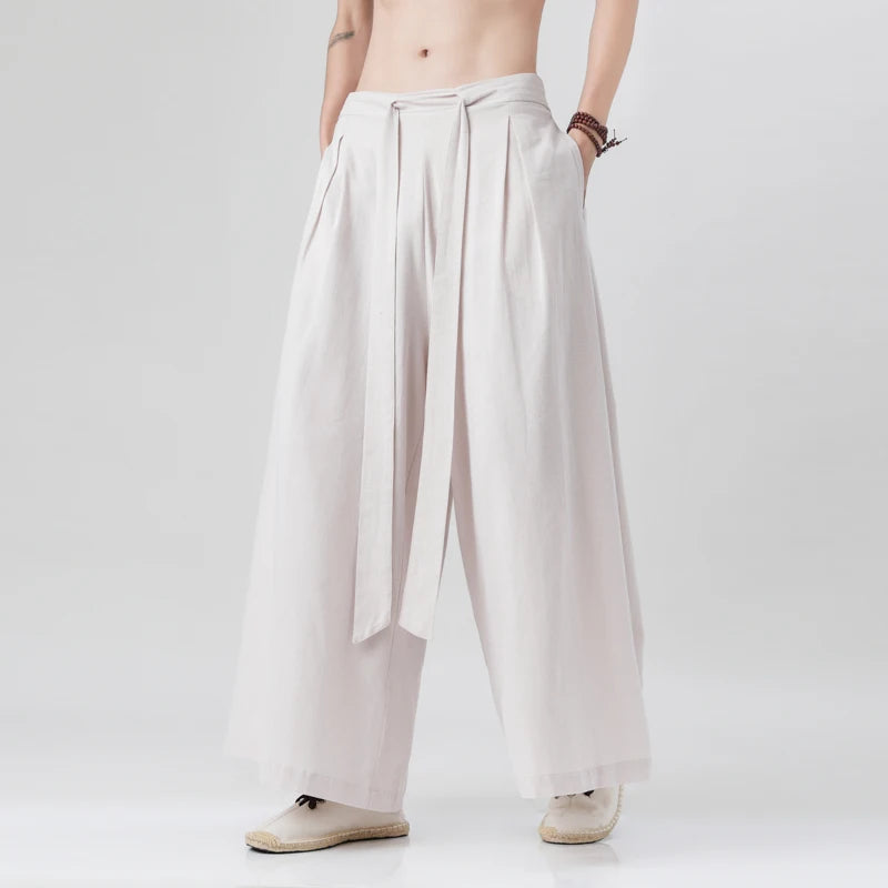 Männer Hose Haremshosen Pumphosen Pluderhosen Hosenrock Herrenrock Kilt Kimono