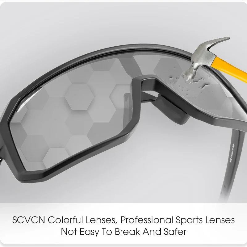 Fahrradbrille Klare Sonnenbrille polarisierte Brille Multi Spiegelbrille UV400