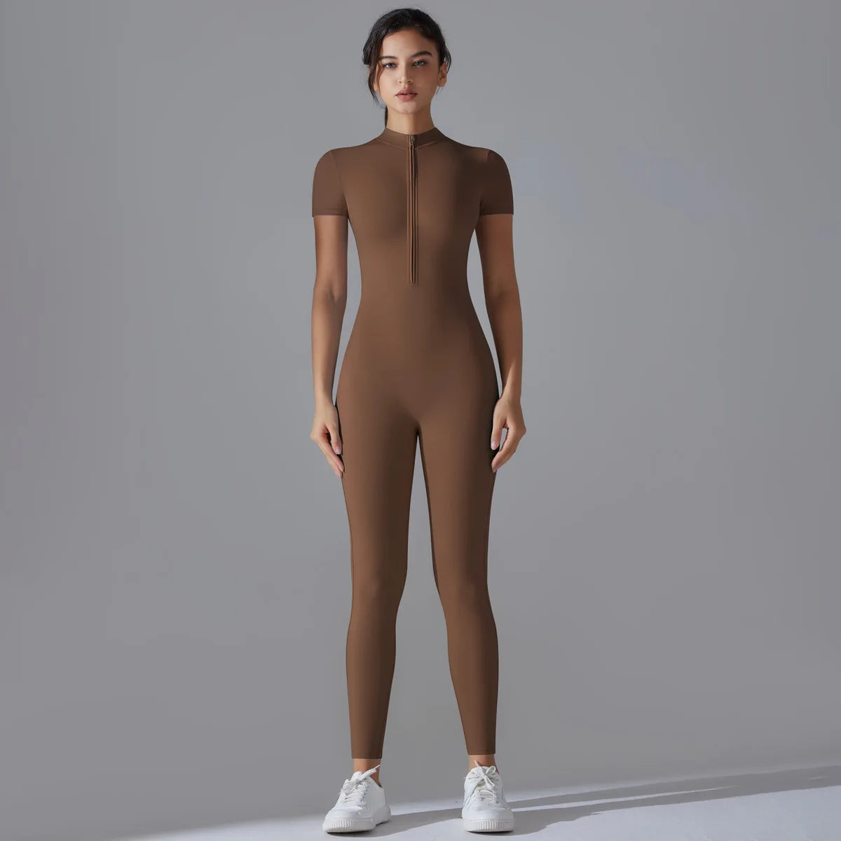 Tuta intera Sportiva Donna Rompers Pantaloni Yoga Palestra Sexy Jumpsuit Tutina