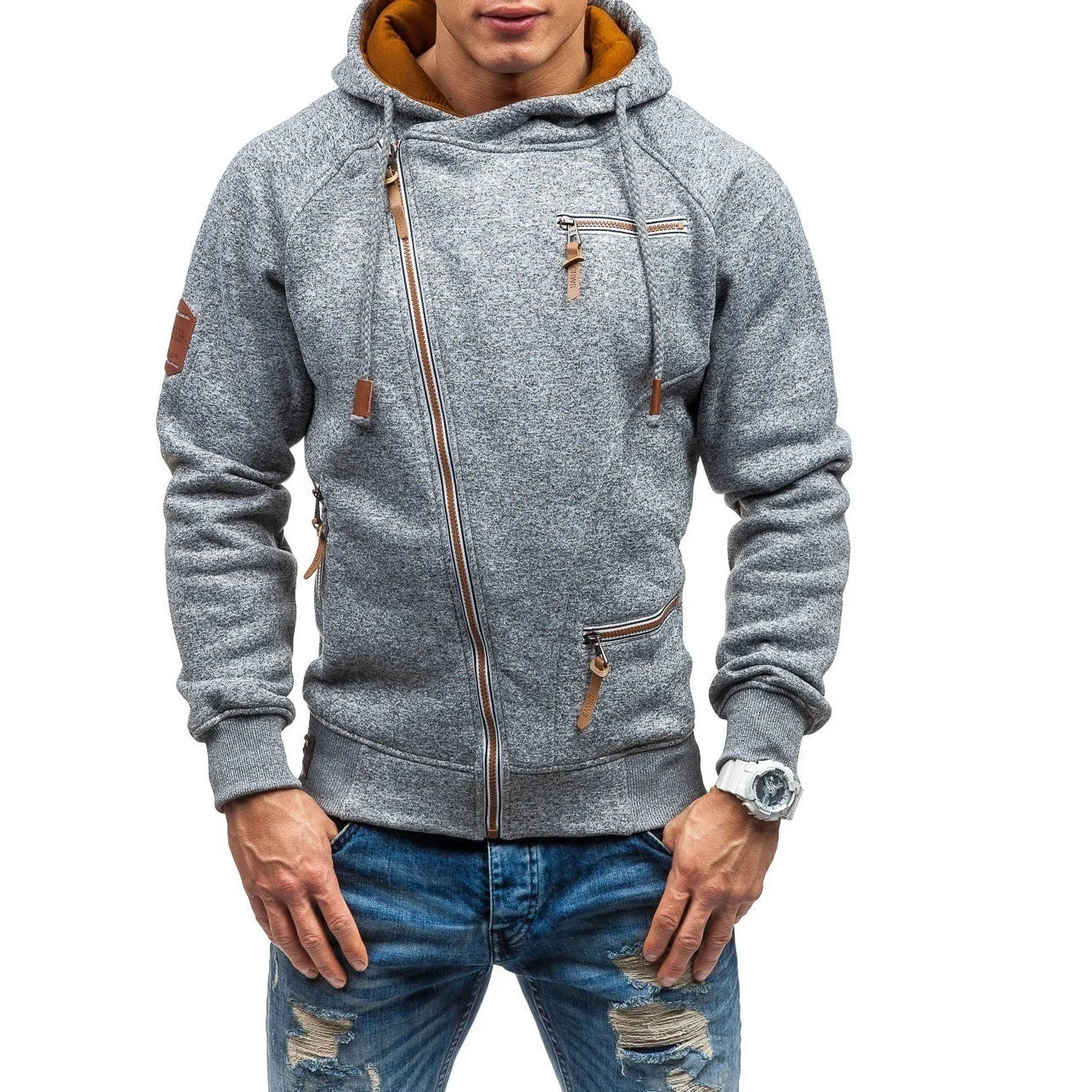 Herren Kapuzenpullover Sweatjacke Hoodie Sweatshirt Pullover Pulli Streetwear
