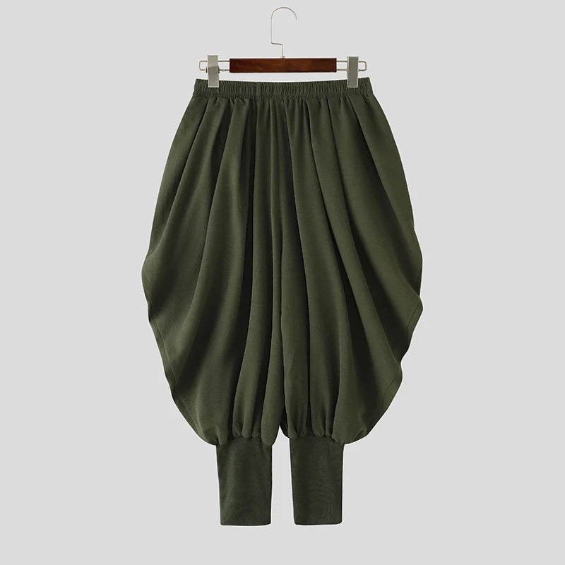 Männer Hose Haremshosen Pumphosen Pluderhosen Hosenrock Herrenrock Kilt Jogger