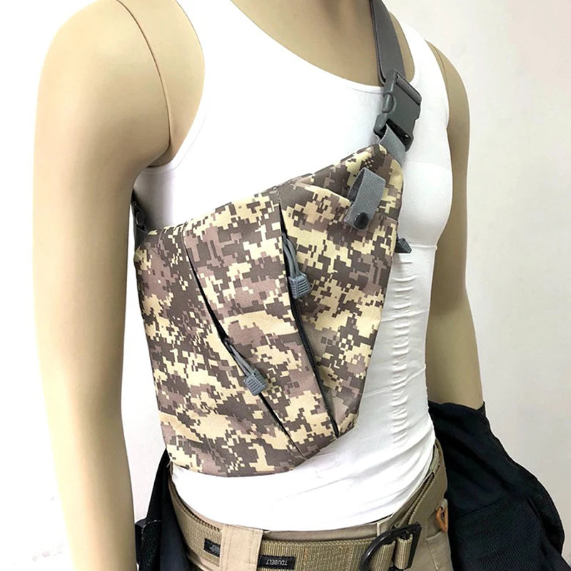 Borsa da petto Zaino Monospalla Marsupio Per Uomo Borsello Moto Fondina